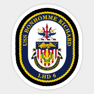 USS Bonhomme Richard wo Txt Sticker